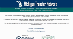 Desktop Screenshot of michigantransfernetwork.org